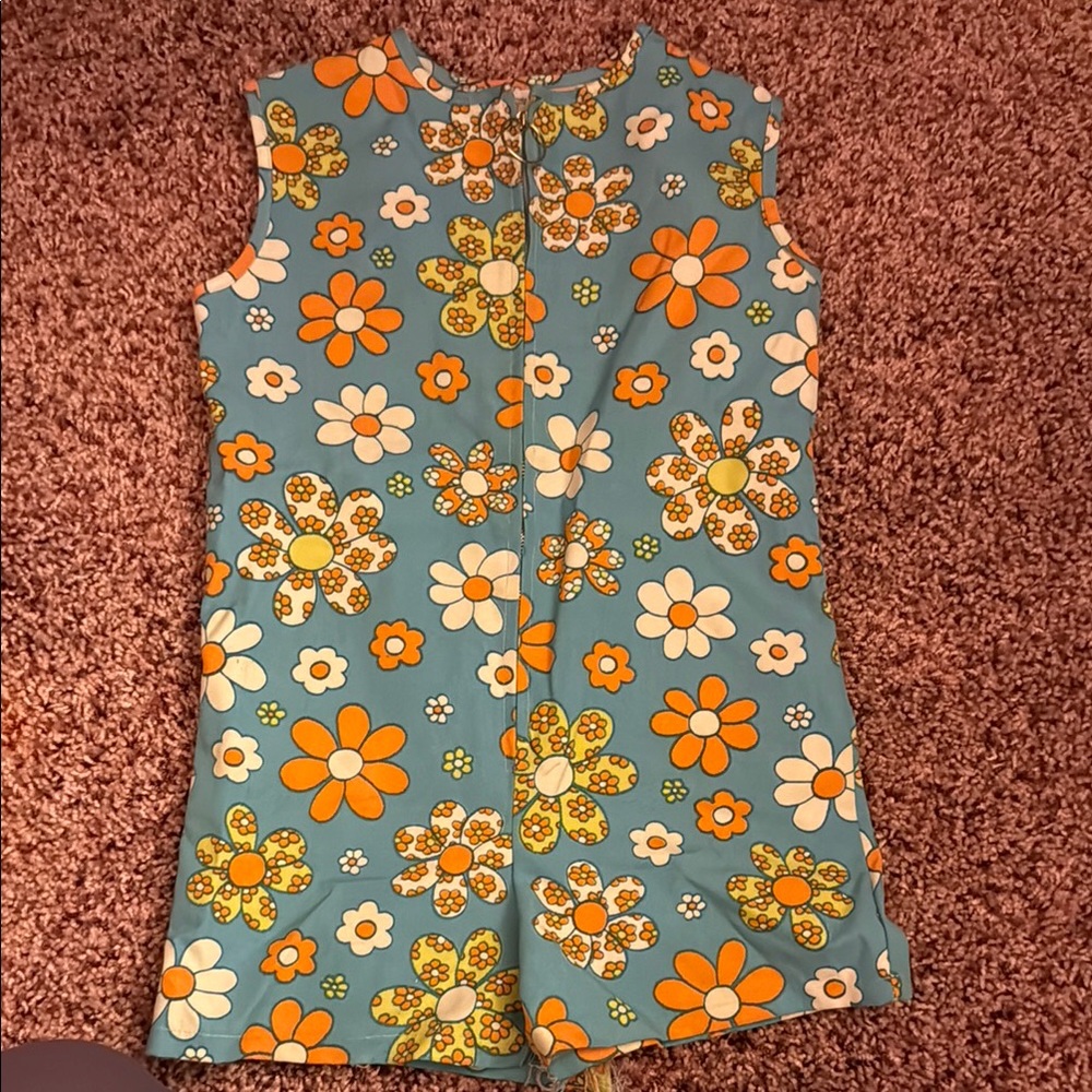 Floral Sleeveless Romper